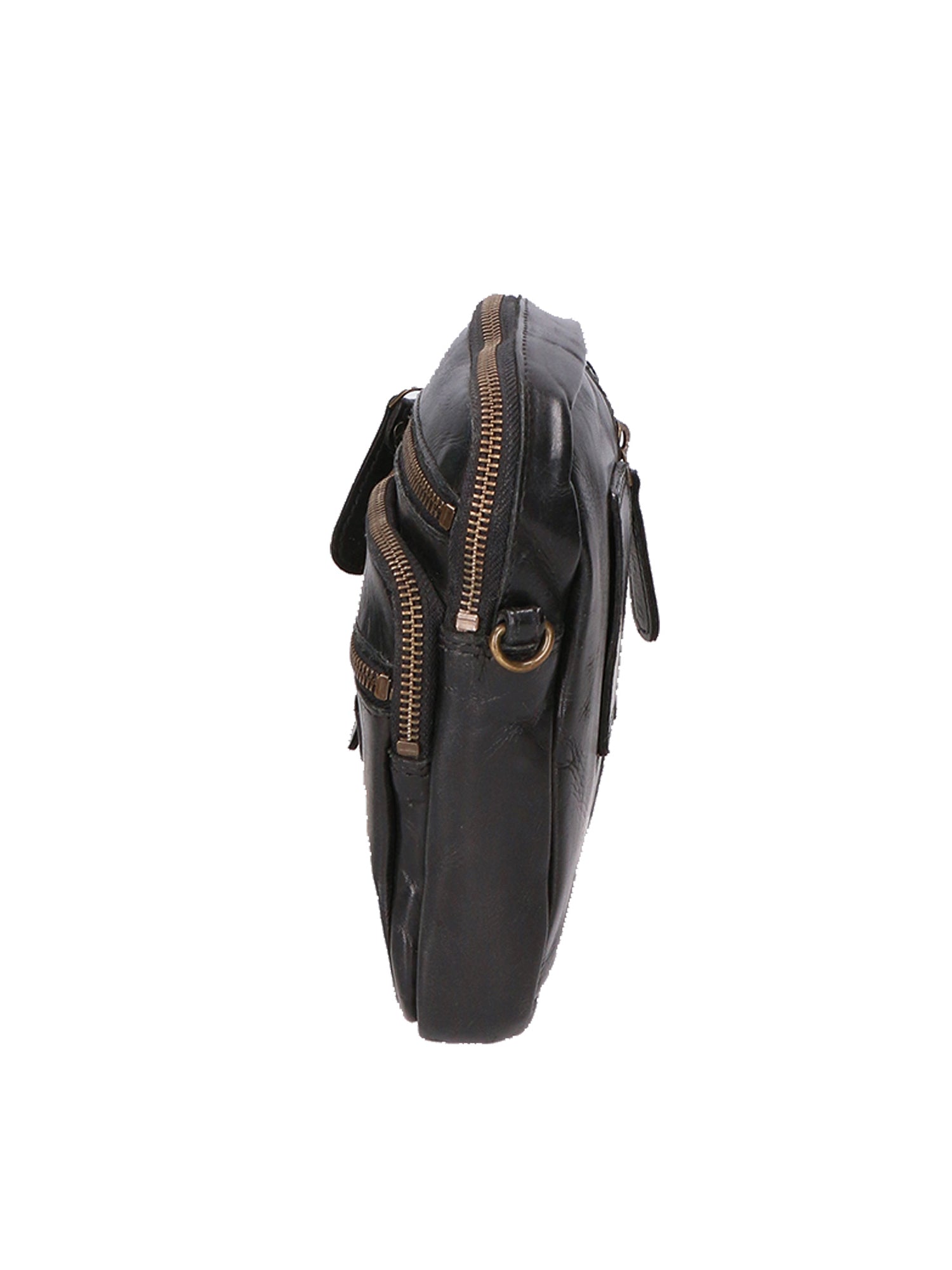 Borsa a tracolla da uomo Vera pelle RFID HILB-3192W-NERO Hill Burry