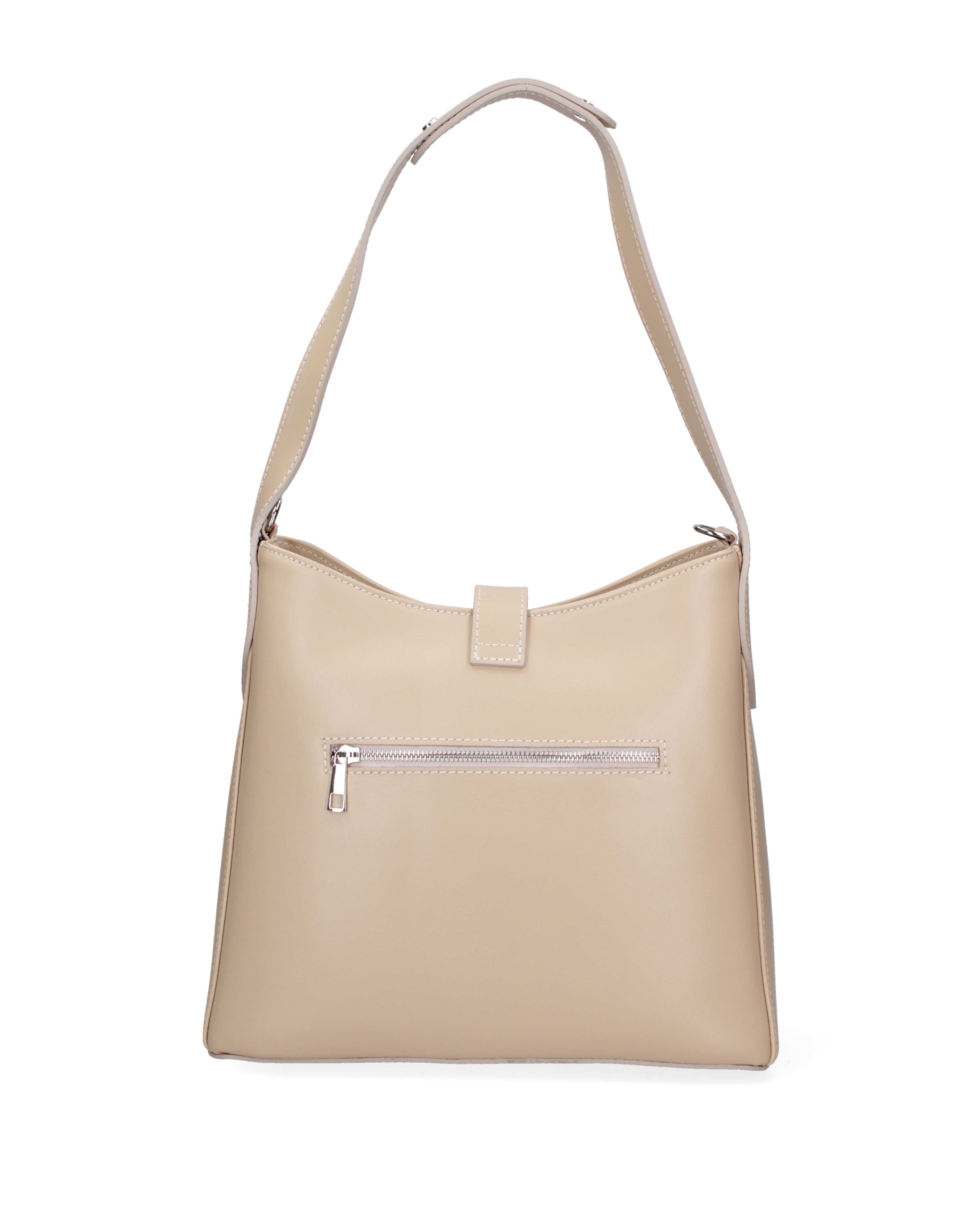Lysane Borsa a spalla da donna Vera pelle 5917-B37 LATTE Gave Lux