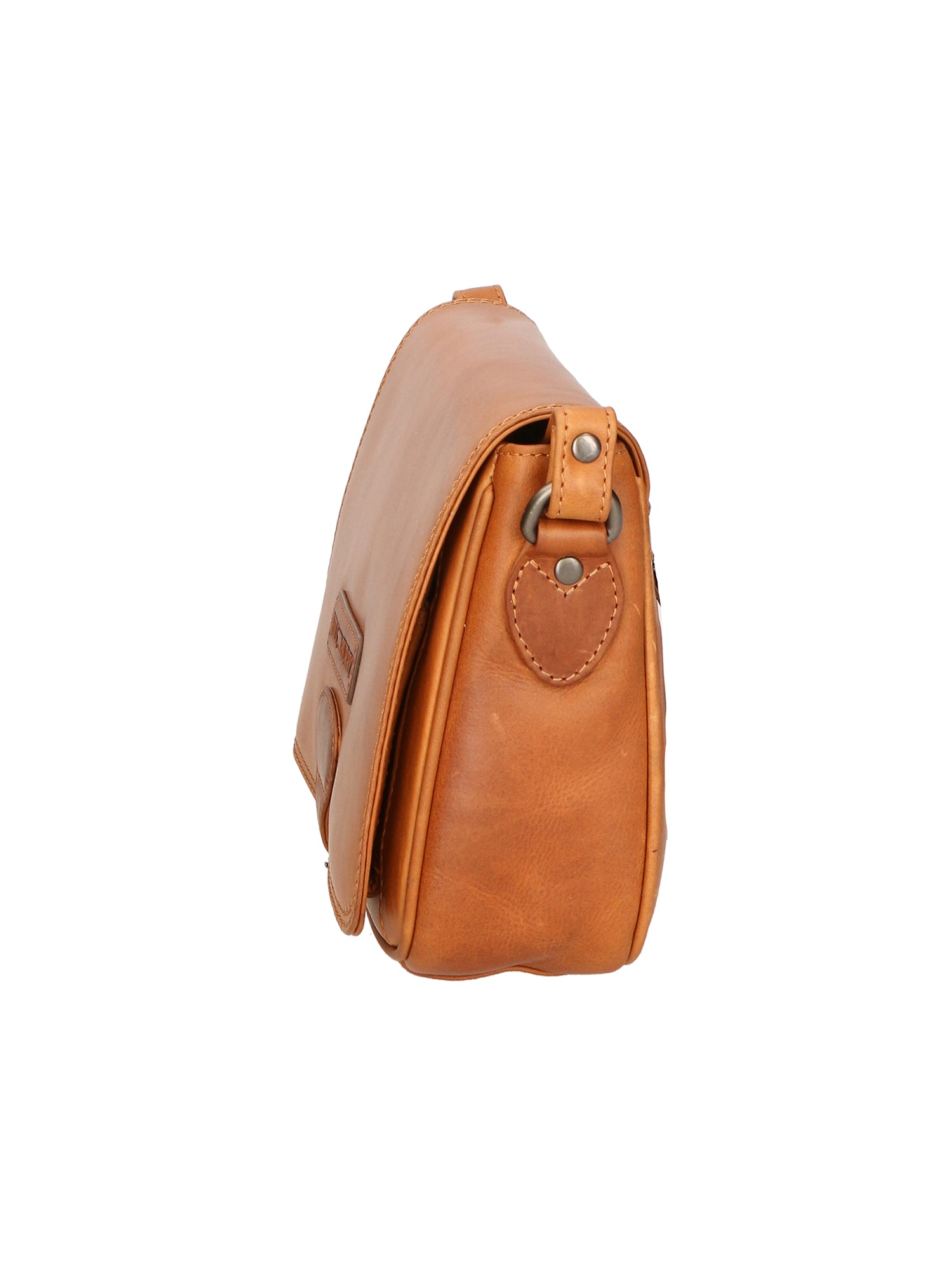 Borsa a tracolla da uomo 100% vera pelle HILB-4003-CUOIO Hill Burry