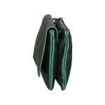 Angelica Pochette da donna Vera pelle 05413-L016 VERDE SCURO Gave Lux