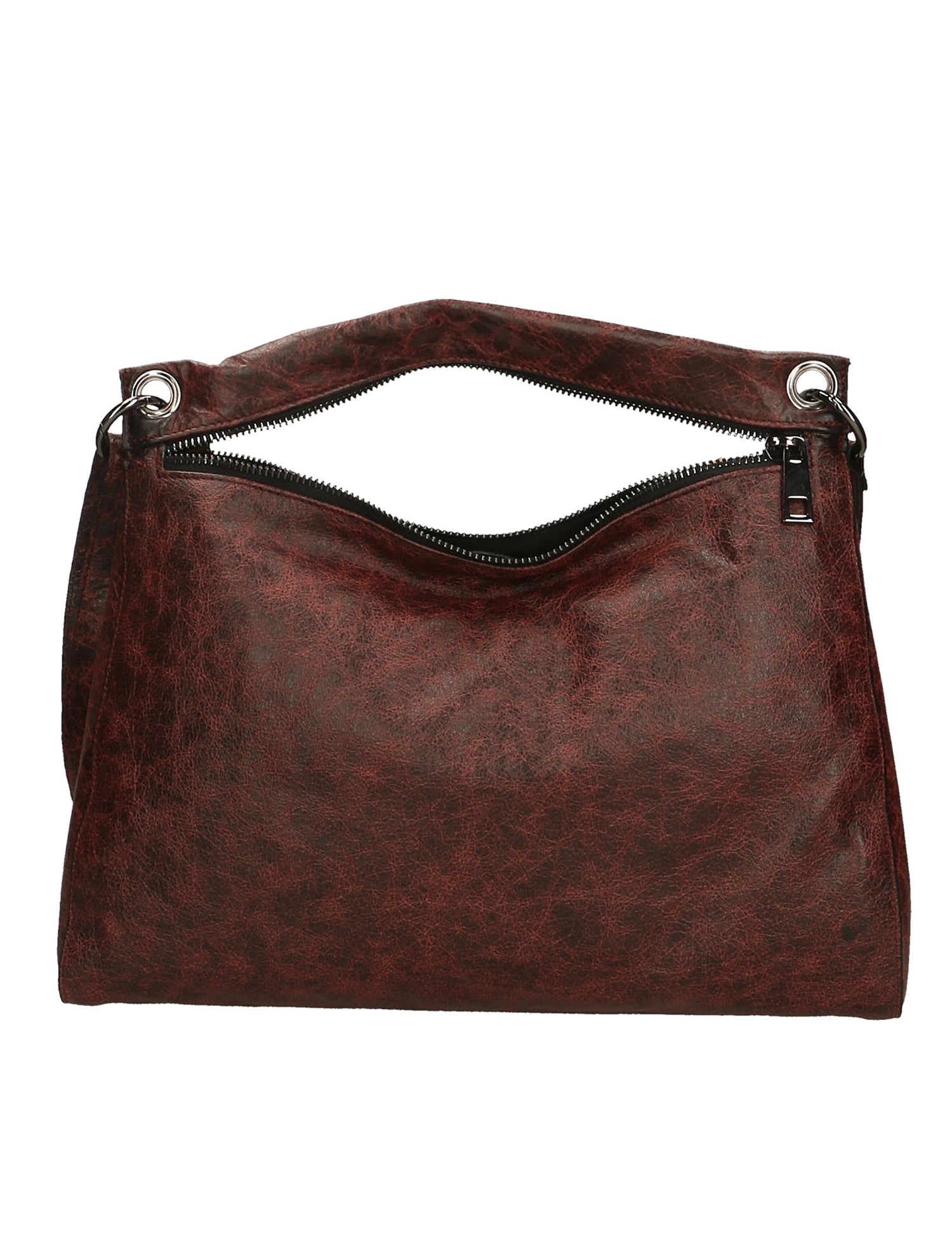 Ondina Borsa a spalla da donna Vera pelle 6569-BORDO BORDEUX Gave Lux