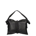 Borsa a spalla da donna Vera pelle 07172-NERO Viola Castellani