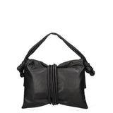 Borsa a spalla da donna Vera pelle 07172-NERO Viola Castellani
