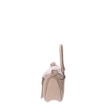 Mae Borsa a mano da donna Vera pelle 07142-D05 CAPPUCCINO Viola Castellani