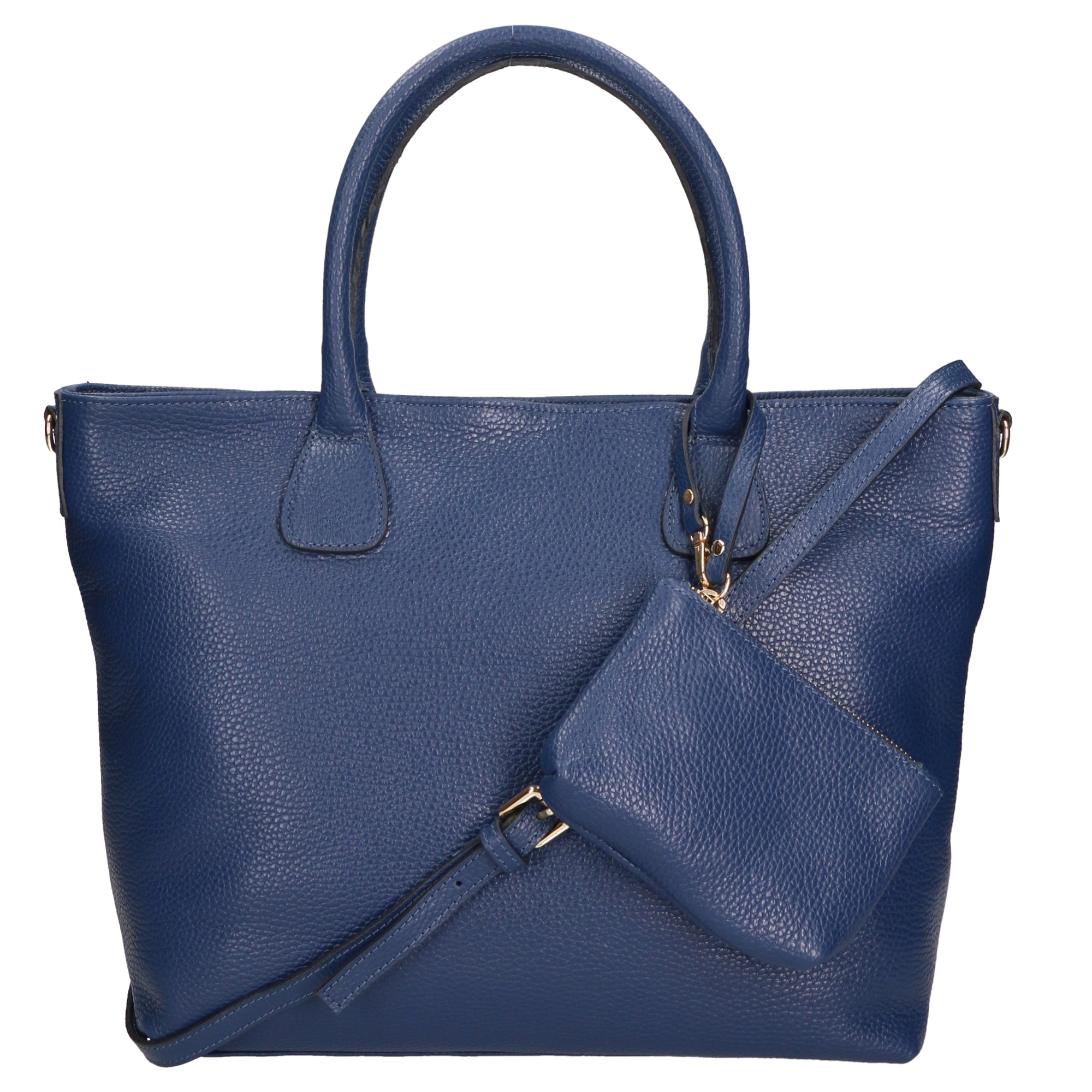 Sylvie Borsa a mano da donna 100% pelle 06520-D24 BLU JEANS Gave Lux