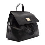 Borsa a Mano in Pelle Vegana Nero