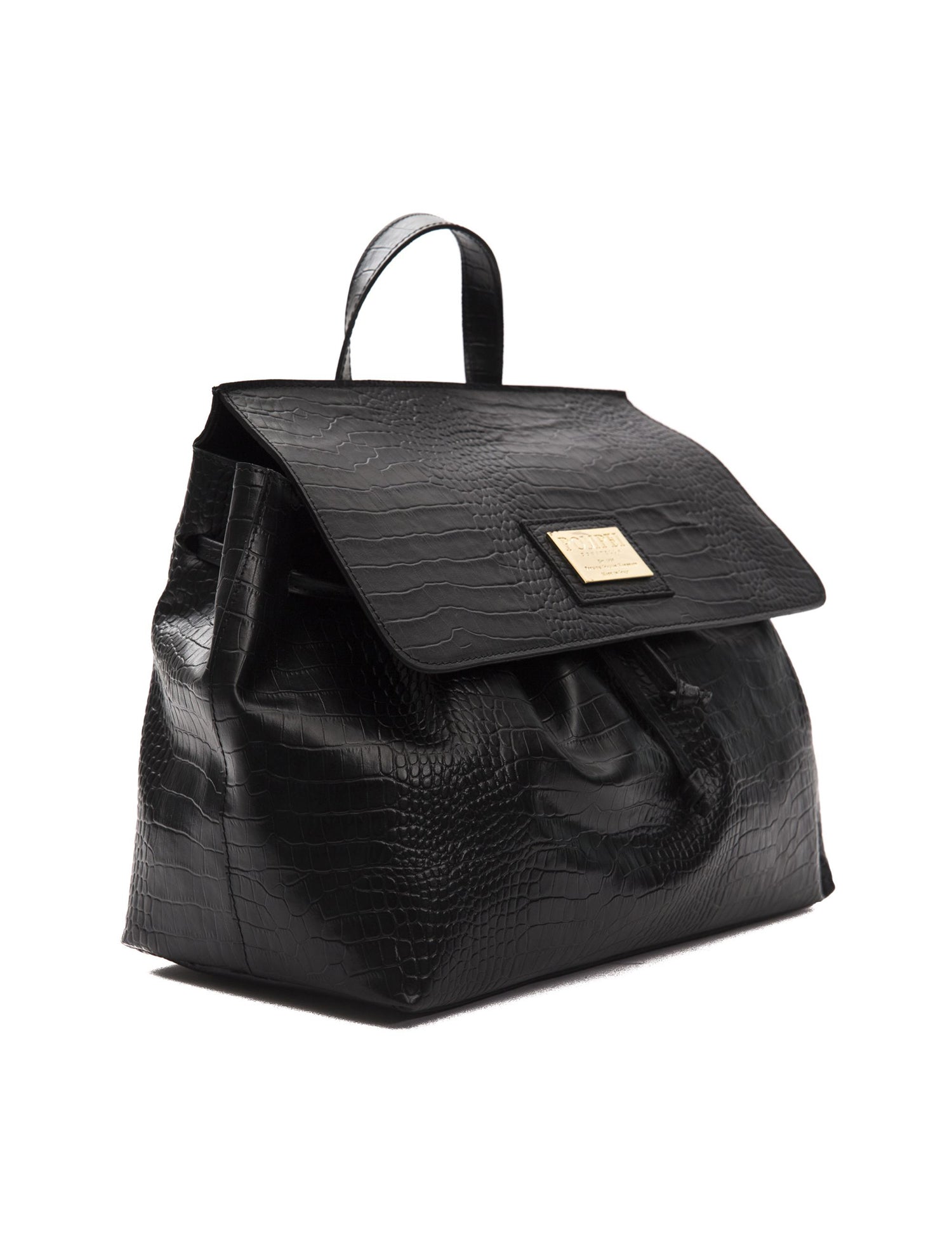 Borsa a Mano in Pelle Vegana Nero
