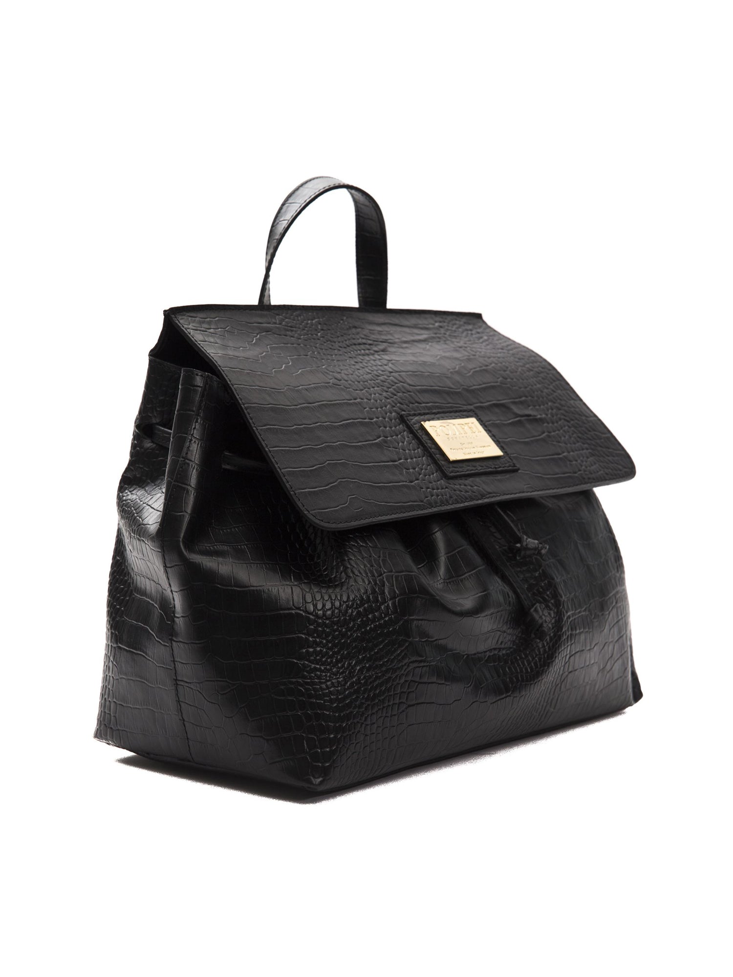 Borsa a Mano in Pelle Vegana Nero
