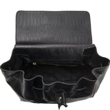 Borsa a Mano in Pelle Vegana Nero