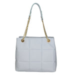 Isabella Borsa a mano da donna Vera pelle 06217-S92 CELESTE Gave Lux