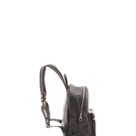 Zaino unisex in vera pelle 100% cotone 4460-NERO Alessia Firenze