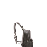 Zaino unisex in vera pelle 100% cotone 4460-NERO Alessia Firenze