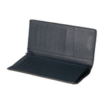 Margherita Portafoglio da donna Vera Pelle 61822 1-BLU JEANS DENIM Gave Lux