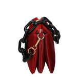 Borsa a spalla da donna Vera pelle di cavallino MYB-8021-FW-RUBINO My Best Bag