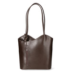 Fabiola Borsa a spalla da donna 100% pelle 9039-TMORO DARK BROWN Gave Lux