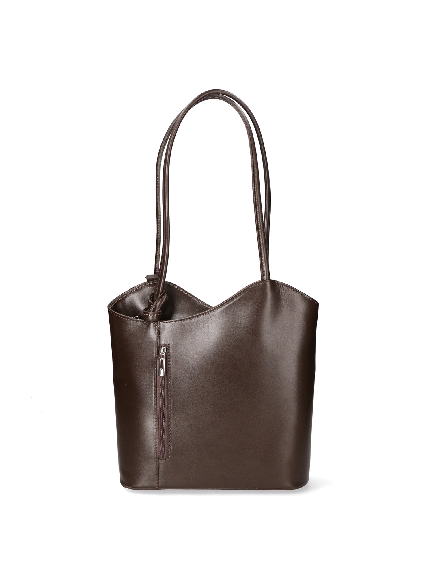 Fabiola Borsa a spalla da donna 100% pelle 9039-TMORO DARK BROWN Gave Lux