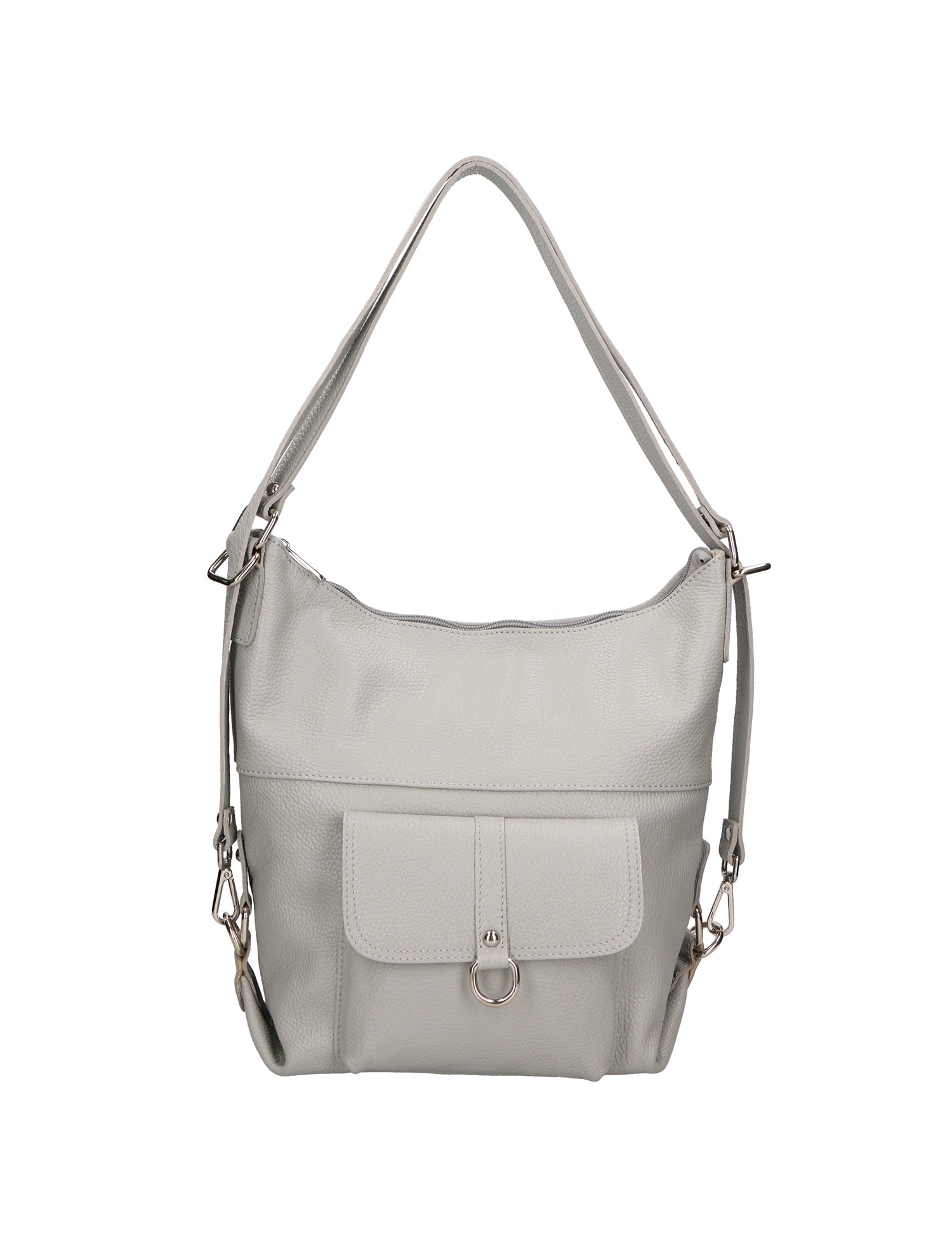 Kesha Borsa a spalla da donna Vera pelle 3301-GRIGIO Gave Lux