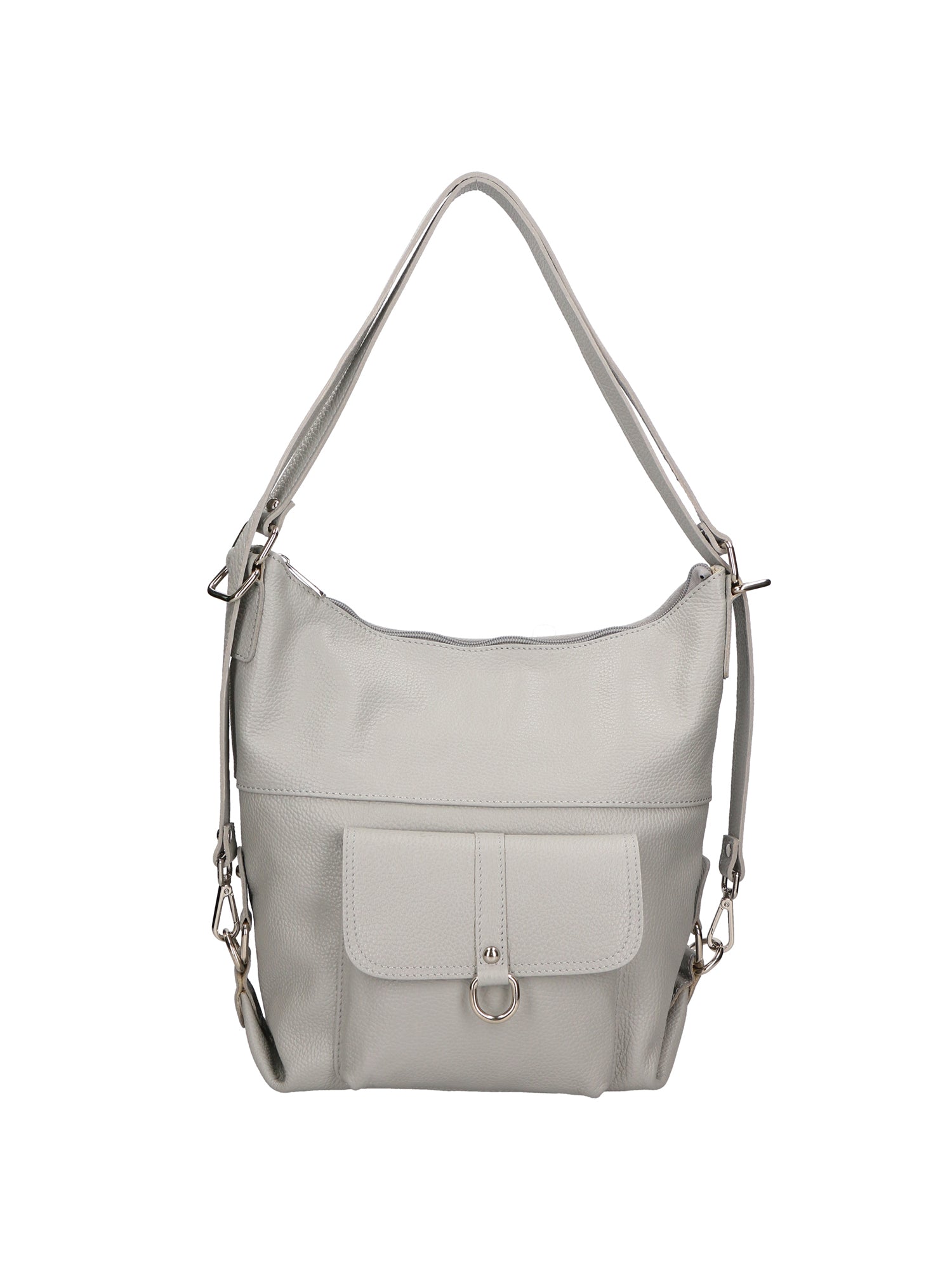 Kesha Borsa a spalla da donna Vera pelle 3301-GRIGIO Gave Lux