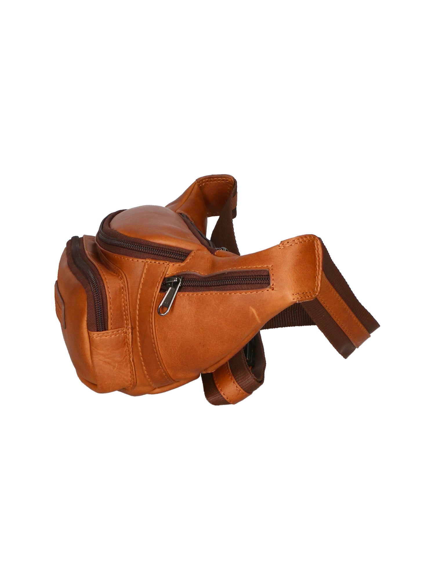Marsupio da uomo in vera pelle Casual HILB-3044-CUOIO Hill Burry