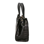 Borsa a mano da donna Pelle Croco Stampata MYB-6027-FW-C28 NERO My Best Bag