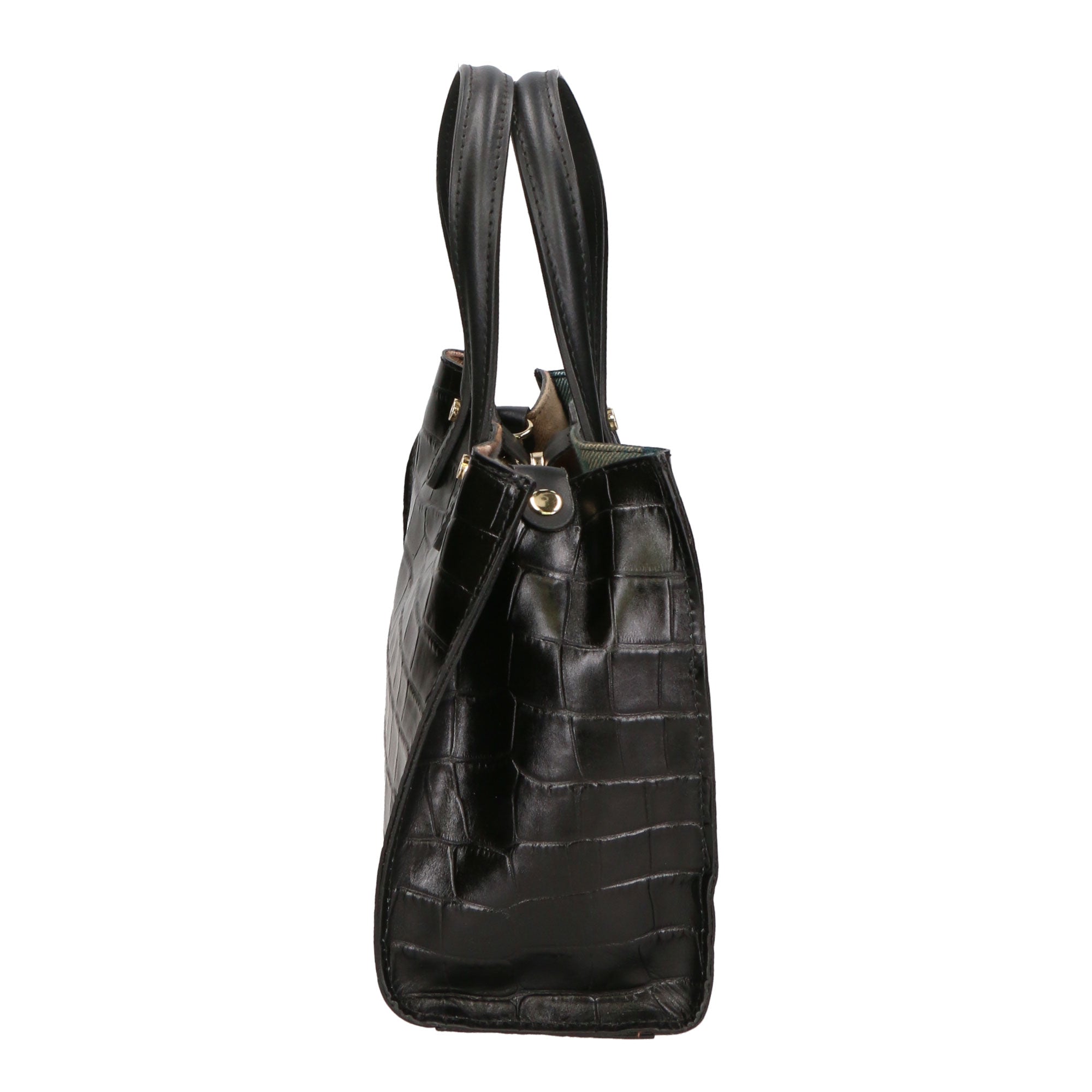 Borsa a mano da donna Pelle Croco Stampata MYB-6027-FW-C28 NERO My Best Bag