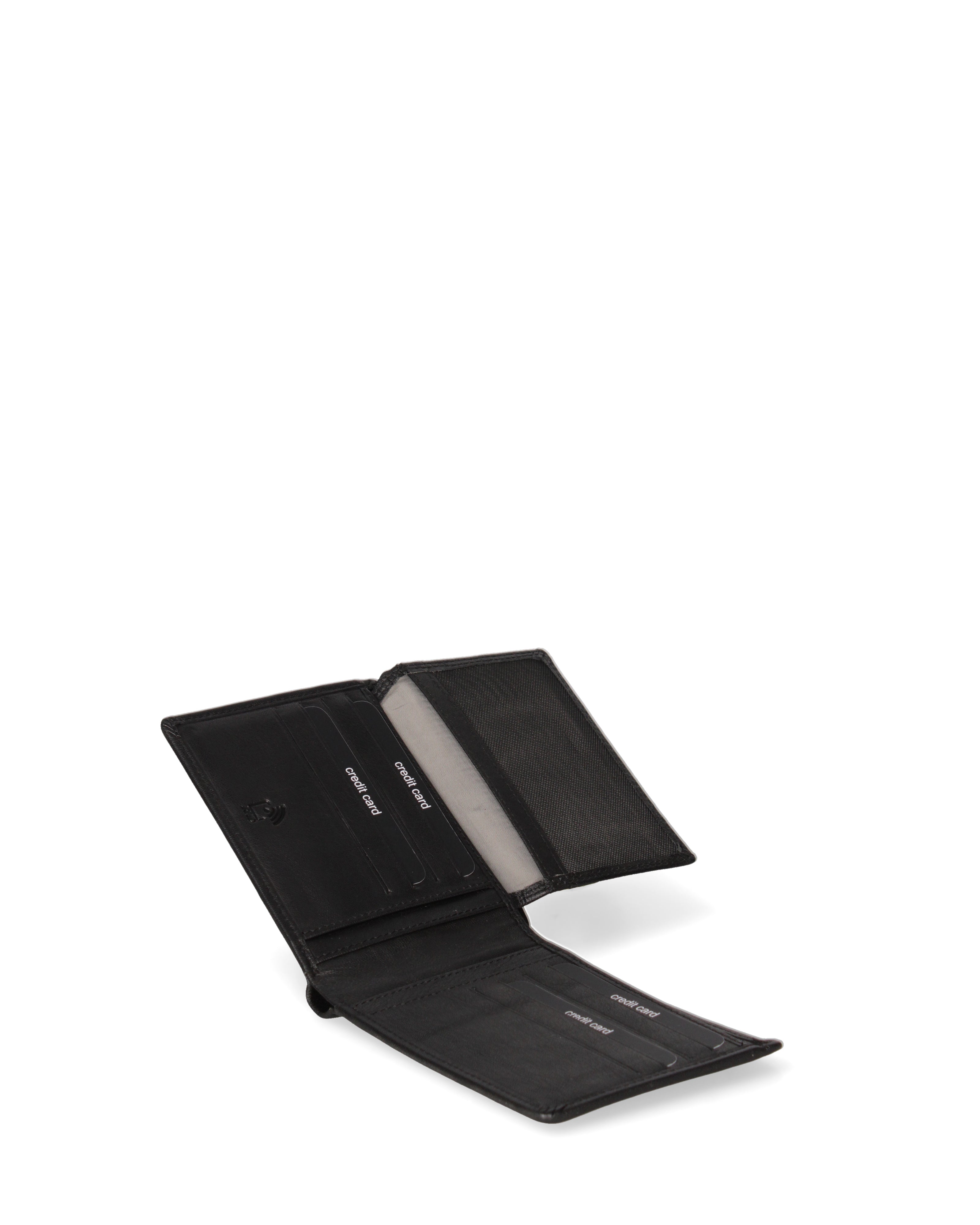 Portafoglio da uomo in vera pelle Casual EC761-06-NERO EC Contemporaly COVERI