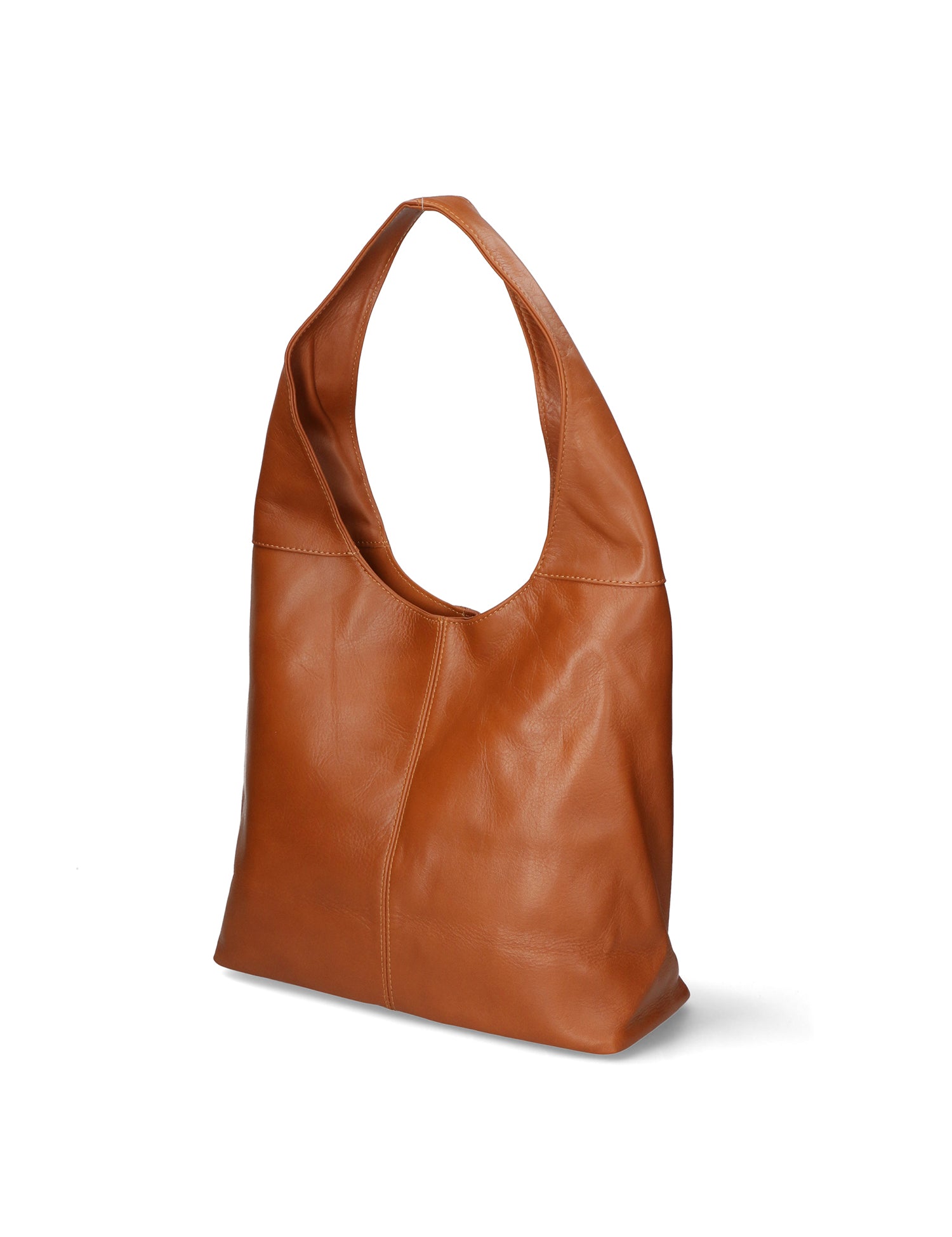 Coco Borsa a spalla da donna Vera pelle 6170-S17 CUOIO SCURO Gave Lux