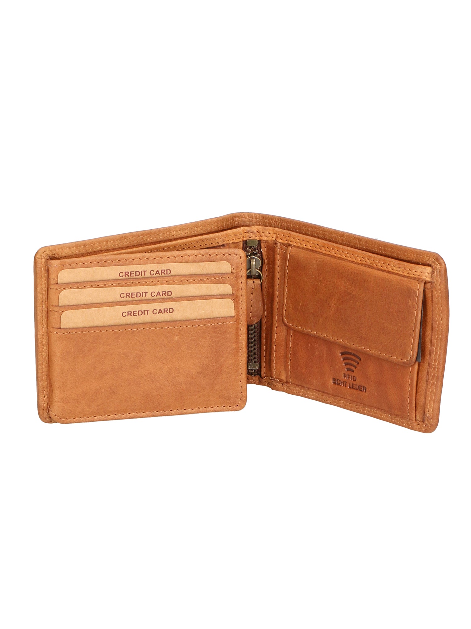Portafoglio uomo in vera pelle RFID HILB-5126-CUOIO Hill Burry