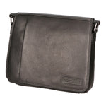 Borsa a tracolla da uomo Vera pelle RFID HILB-3075-NERO Hill Burry