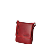 Borsa a tracolla da uomo Vera pelle HIL-3069S-ROSSO Hill Burry