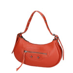 Loredana Borsa a spalla da donna Vera pelle 06548-MATTONE Gave Lux
