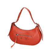 Loredana Borsa a spalla da donna Vera pelle 06548-MATTONE Gave Lux