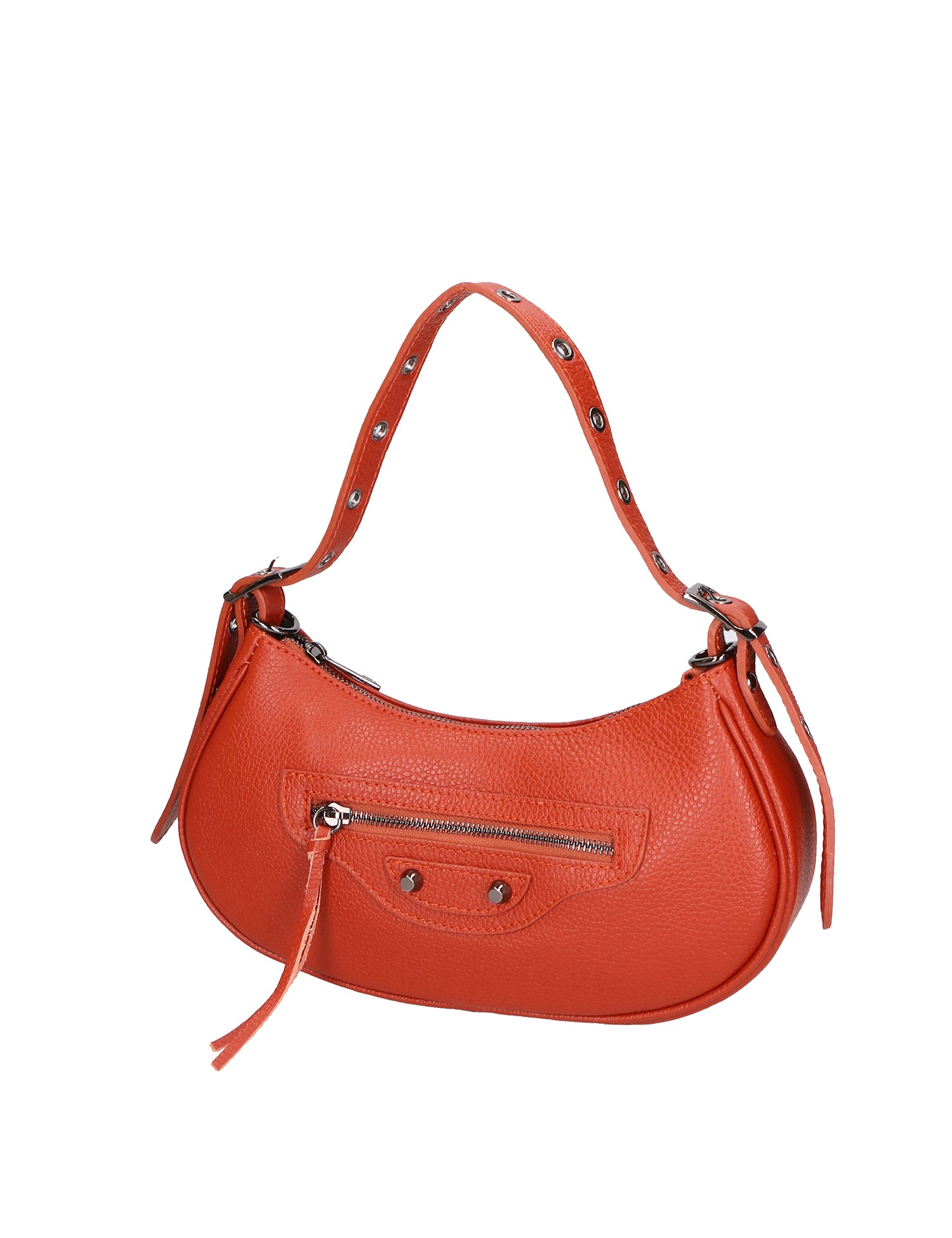 Loredana Borsa a spalla da donna Vera pelle 06548-MATTONE Gave Lux