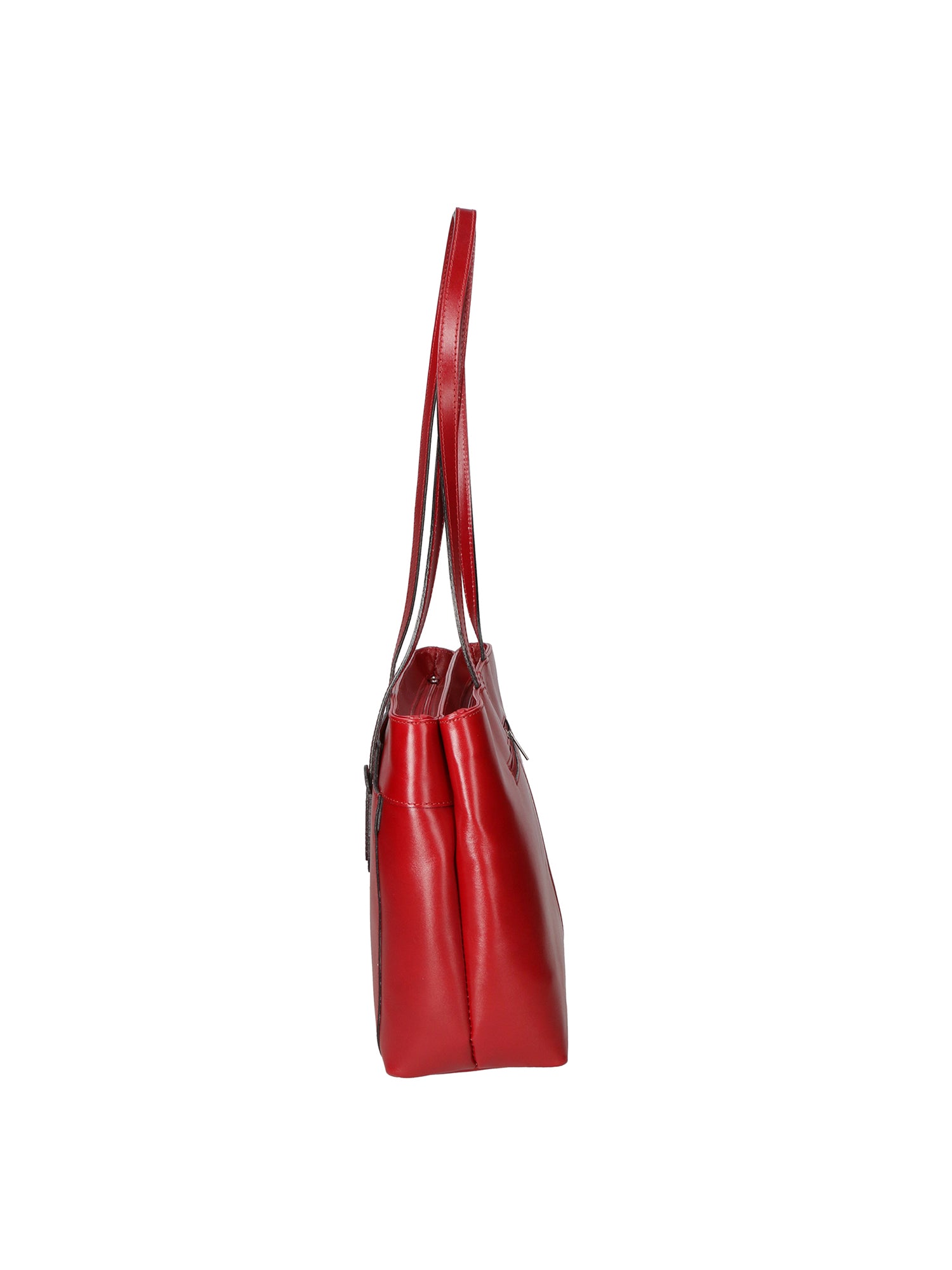 Flora Borsa a spalla da donna Vera pelle 9118-ROSSO RED Gave Lux