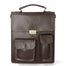 Tancredi Borsa da lavoro unisex in pelle Vera pelle 7013-TMORO DARK BROWN Gave Lux