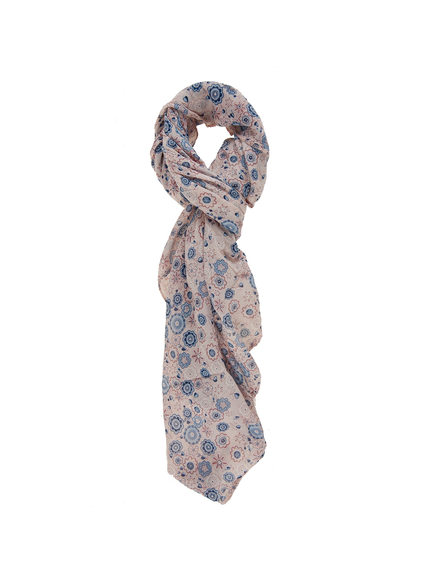 Serena L1019-ROSA Foulard Donna Cotone e Seta Gave Lux