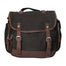 Mia Borsa a tracolla unisex Canvas e vera pelle ZG3003-NERO BLACK Gave Lux