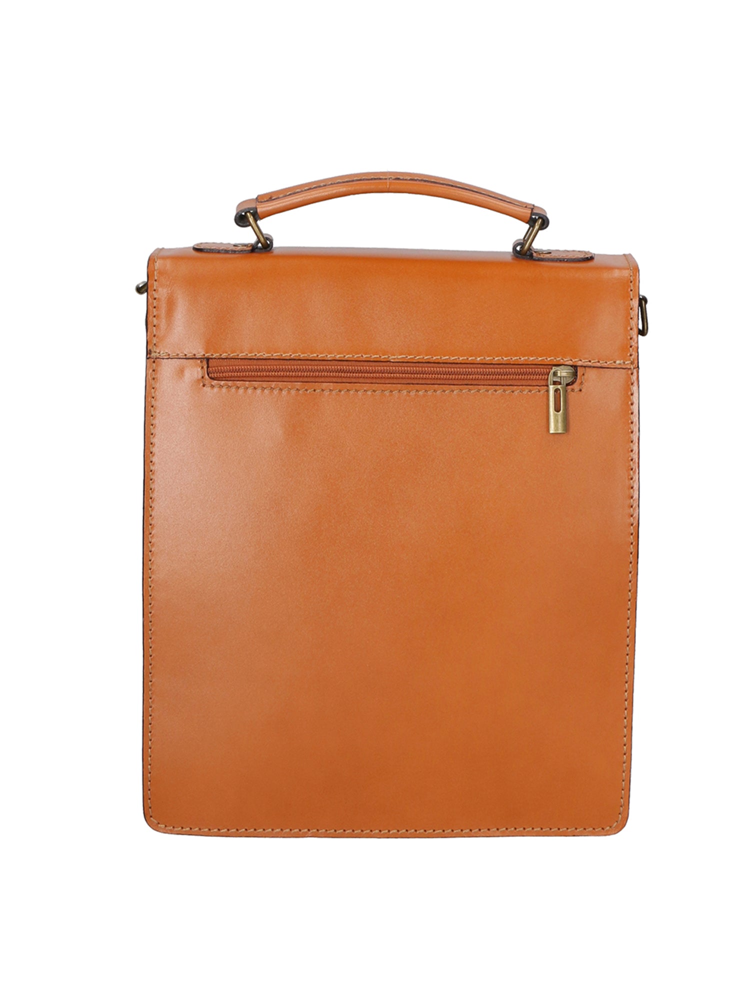 Tancredi Borsa da lavoro unisex in pelle Vera pelle 7013-CUOIO COGNAC Gave Lux