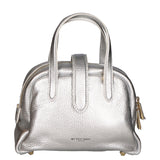 Borsa a mano da donna 100% vera pelle MYB-6008-FW-DL1 ARGENTO My Best Bag