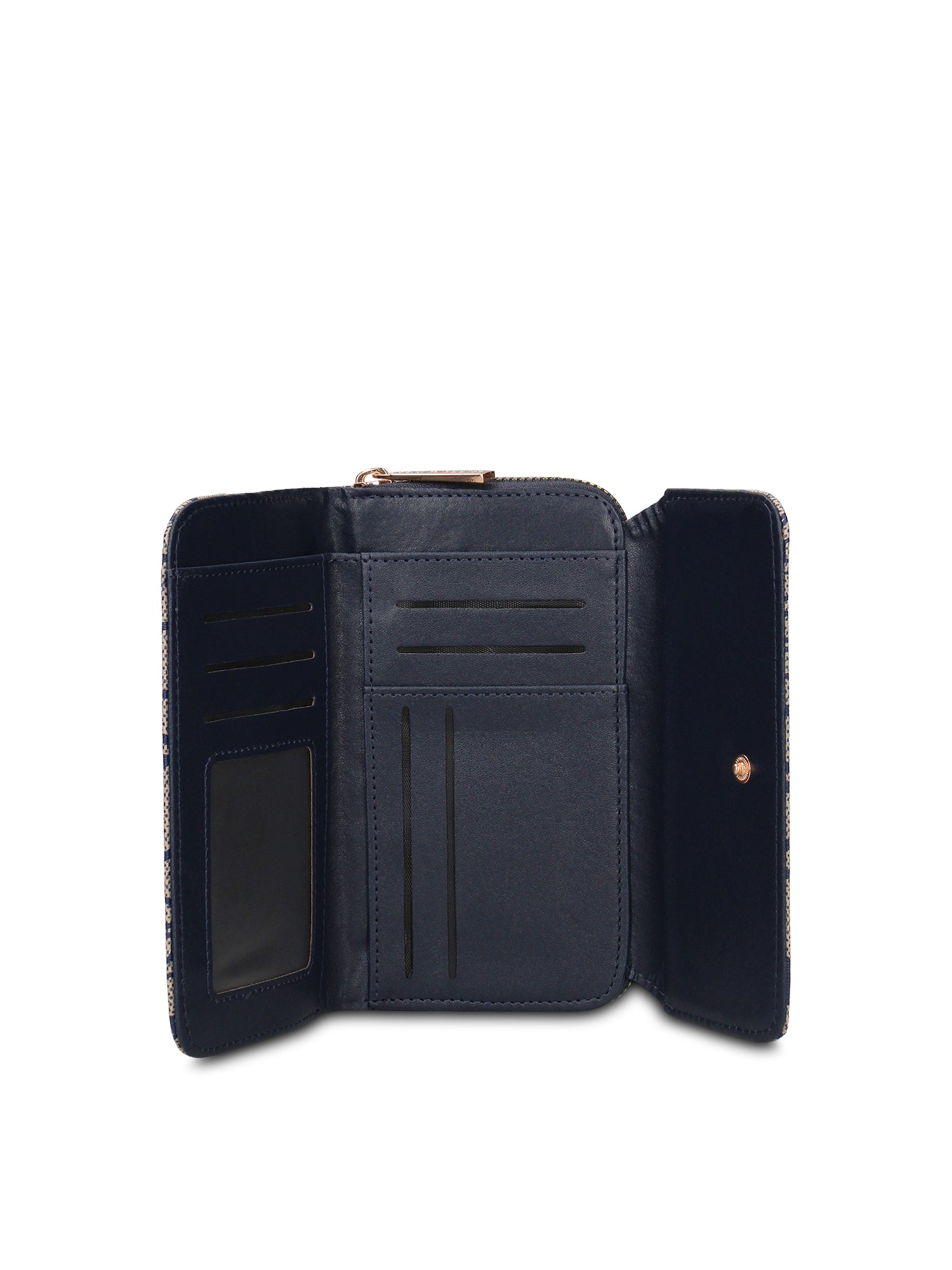 Portafoglio in Pelle Vegana Blu