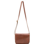 Borsa a tracolla da donna 100% vera pelle 4582-MARRONE Alessia Firenze