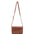 Borsa a tracolla da donna 100% vera pelle 4582-MARRONE Alessia Firenze