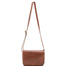 Borsa a tracolla da donna 100% vera pelle 4582-MARRONE Alessia Firenze