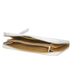 Carlotta 10032-BIANCO Portafoglio donna in pelle Saffiano Gave Lux