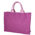 Borsa a mano da donna Misto pelle e tessuto MYB-05117-SS-436+S95 ORCHIDEA My Best Bag