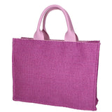 Borsa a mano da donna Misto pelle e tessuto MYB-05117-SS-436+S95 ORCHIDEA My Best Bag