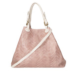 Crystalline Chic Borsa a spalla da donna Vera pelle 03631-021 ROSA Chiara Ferretti