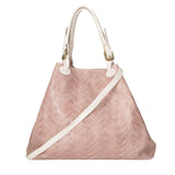 Crystalline Chic Borsa a spalla da donna Vera pelle 03631-021 ROSA Chiara Ferretti