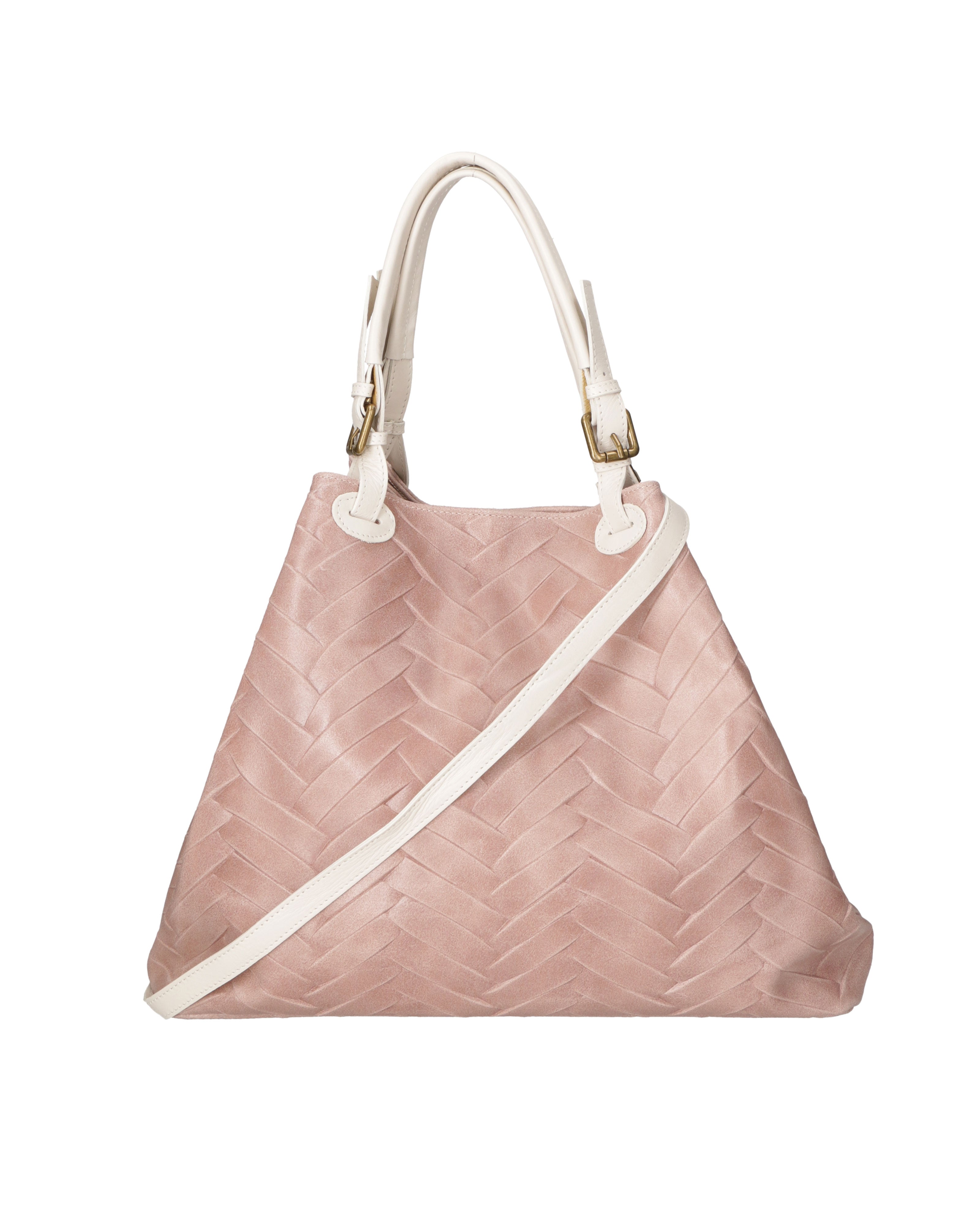 Crystalline Chic Borsa a spalla da donna Vera pelle 03631-021 ROSA Chiara Ferretti