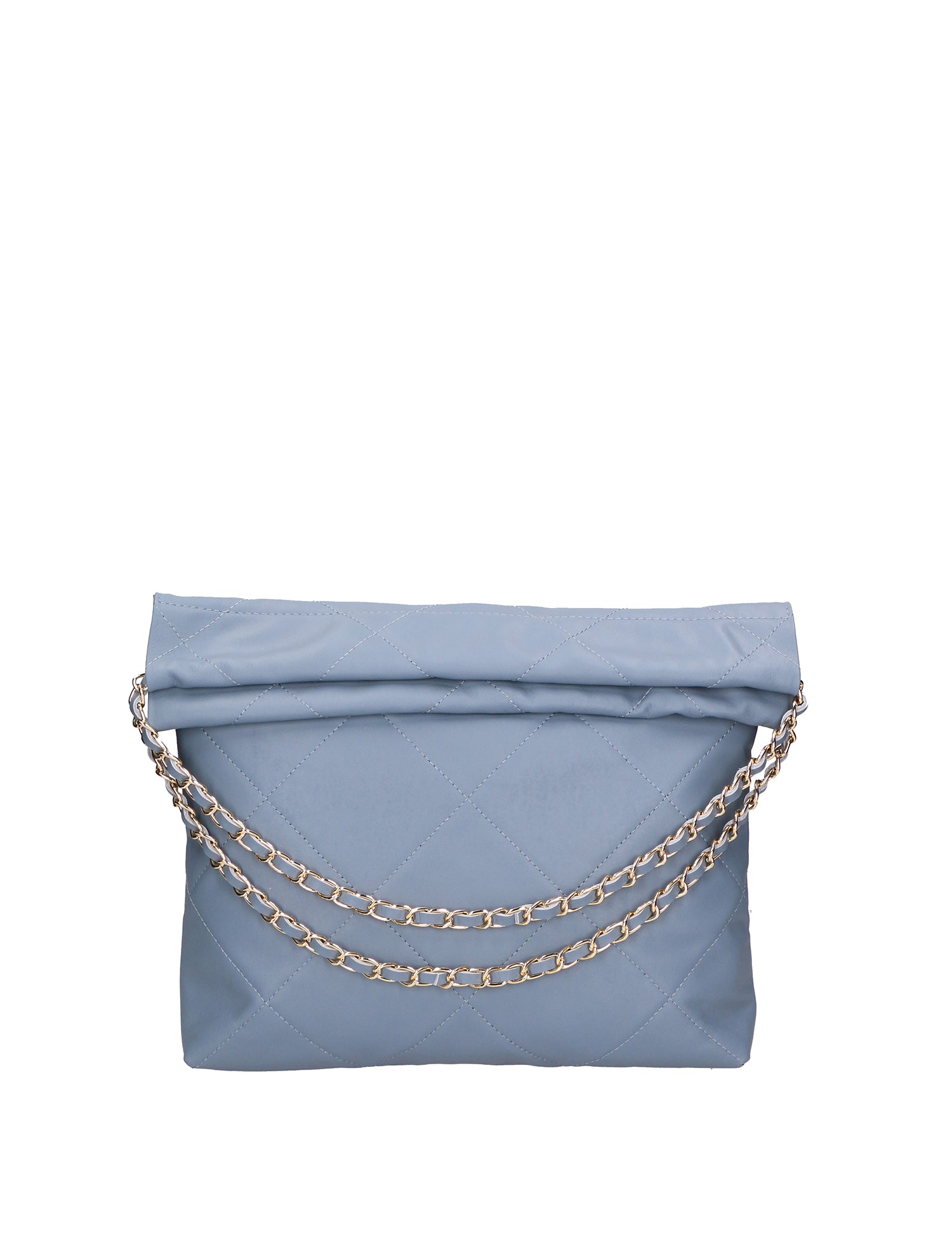 Violante Borsa a spalla donna Vera pelle 06897-S41 CELESTE SCURO Gave Lux